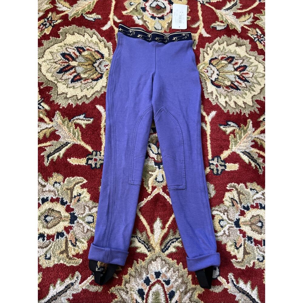 NEW Tuff Rider Kids Riding Pants Cotton Breeches M Size 8 Equestrian Horse